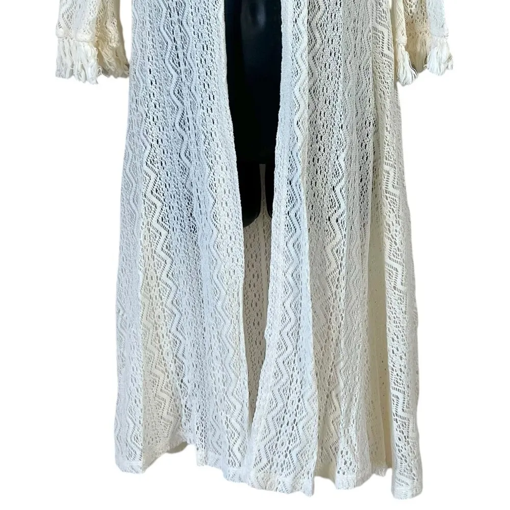 Hollister Long Lace Open Front Duster - Image 4