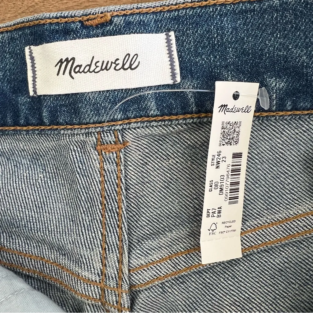 Madewell The Vintage Flare Jean in Bouvier Wash Size 23 NWT - Image 12