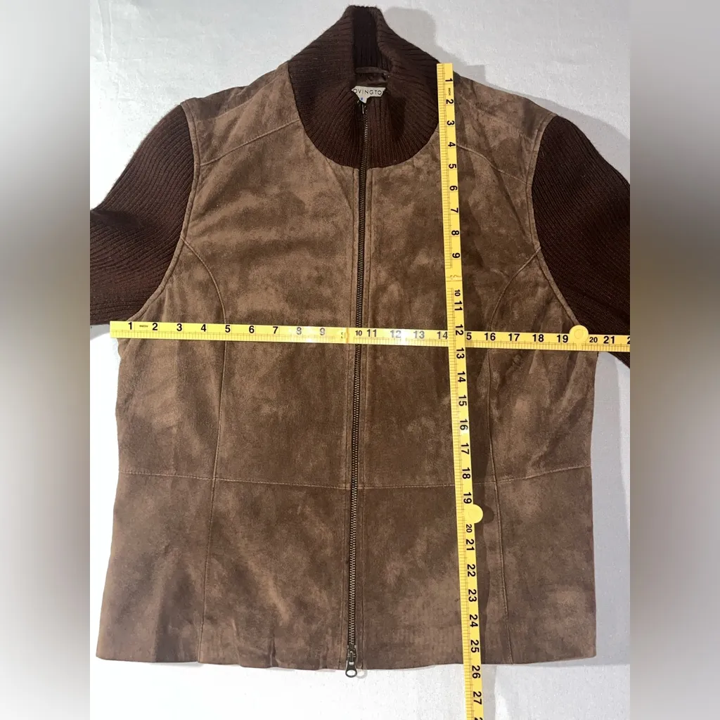 Covington Leather And Wool Coat - Image 8