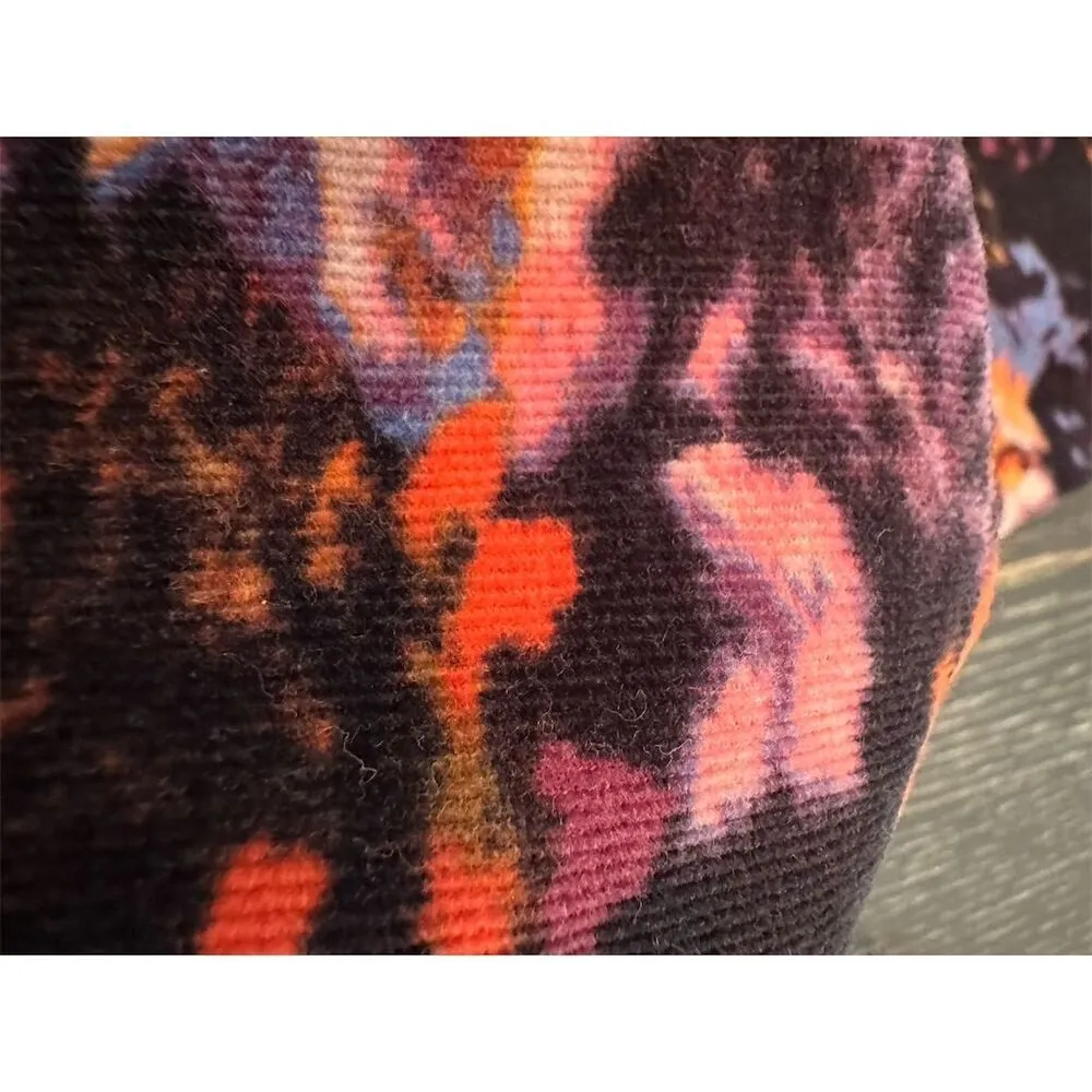 Pilcro Floral Corduroy Pants Women's Petites Size 27 Cropped Skinny - Image 7