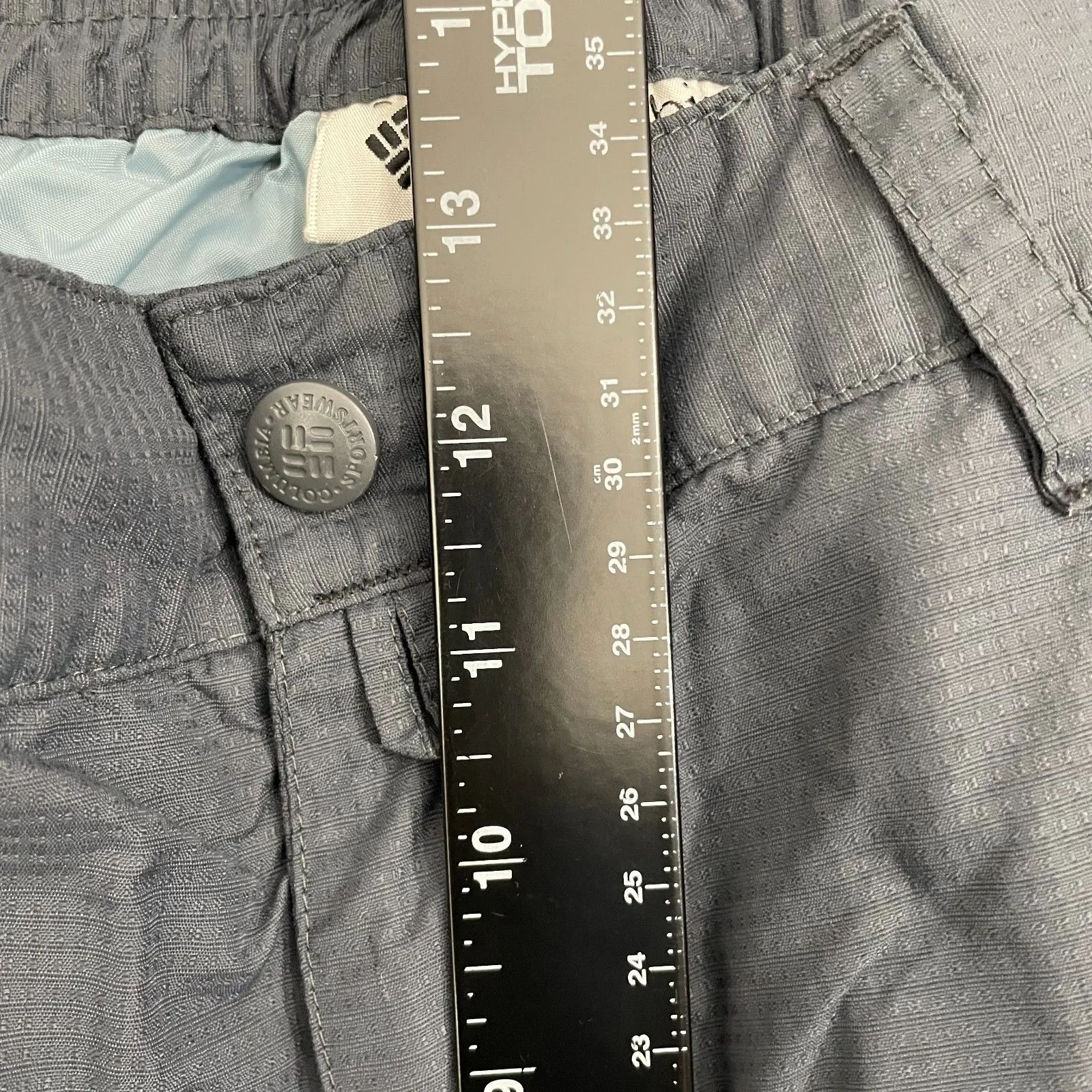 Vtg Columbia Convertible Pants Women L Gray Nylon Hiking Outdoor Gorpcore Cargo - Image 10