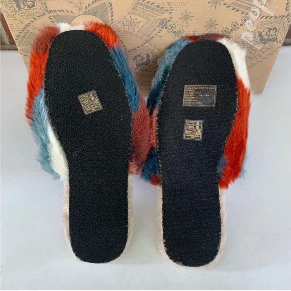 NWT Free People Daylights Faux Fur Slipper Slides - Image 10