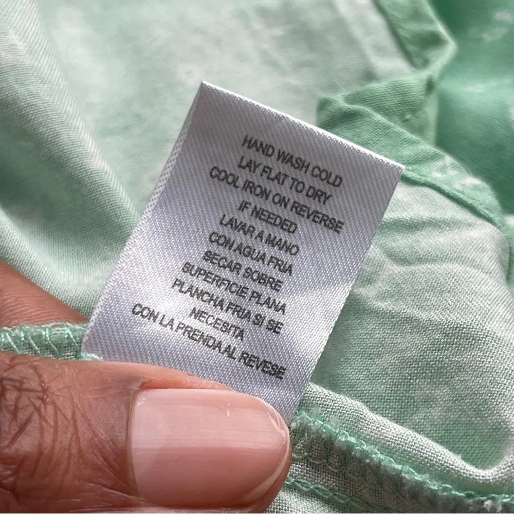 BEBOP | Green Floral Mini Swing Dress Sz M - Image 10