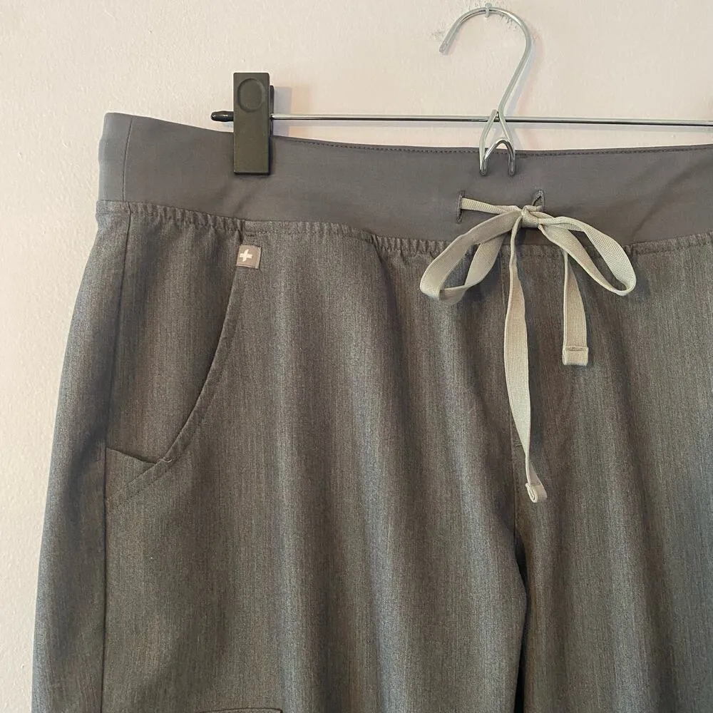 FIGS Women's size Large Graphite Gray Zamora Jogger Scrub Pants - Image 2