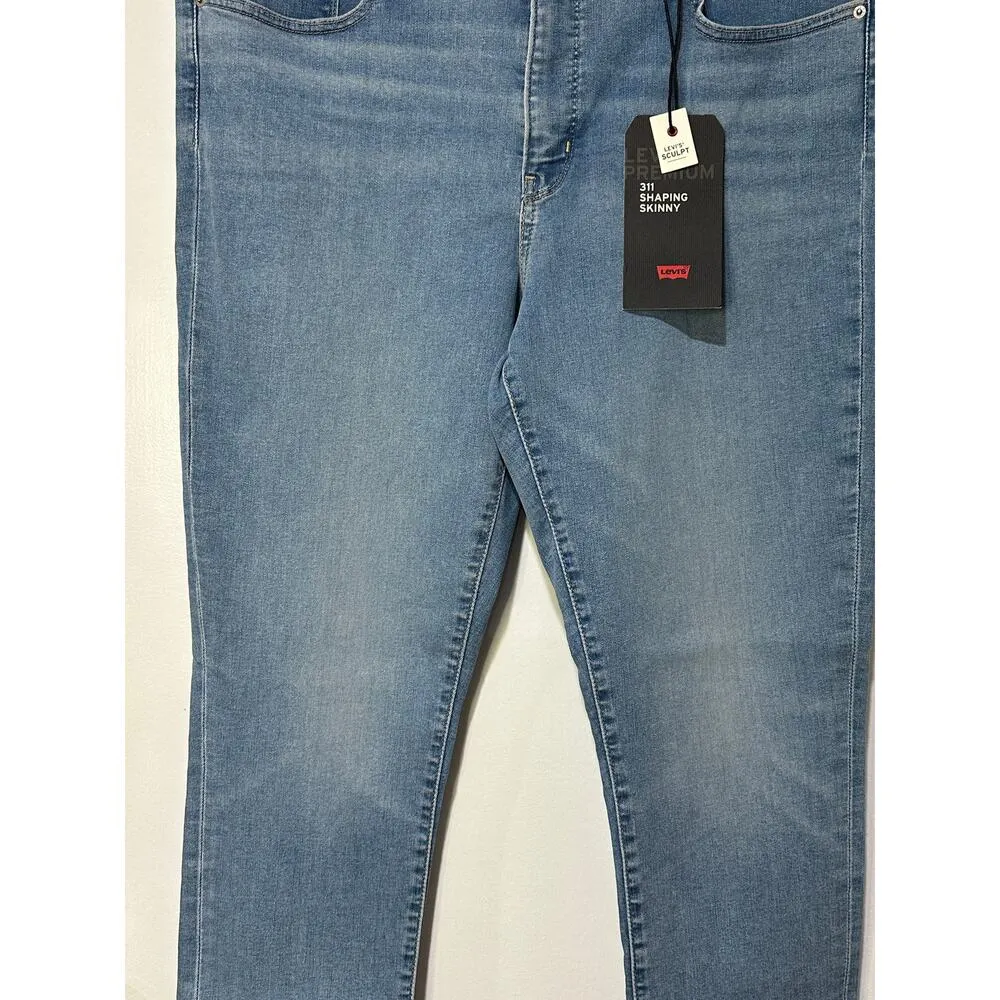 Levi's 311 Shaping Skinny Mid Rise Jeans Size 34 x 32 New w/ Tags Levi's Sculpt - Image 6