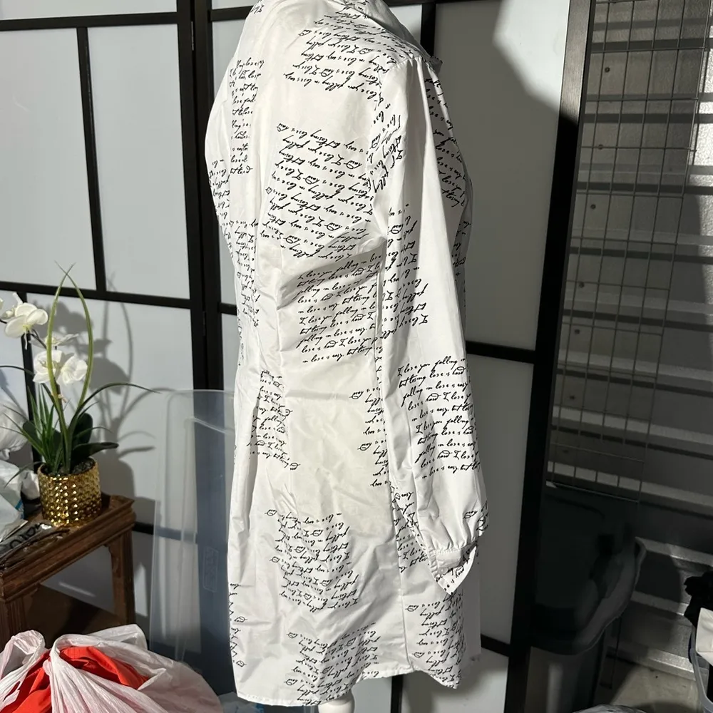 Spoon shirt long jacket top White Size M - Image 5