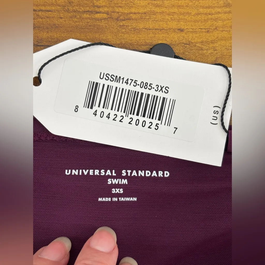 NWT Universal Standard Deep Pansy Purple The Bikini Brief Women's 3XS (2-4 / S) - Image 3