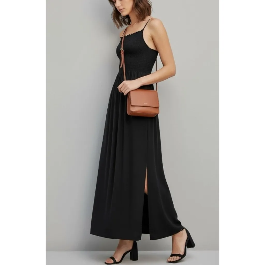 HILL HOUSE Isabel Nap Dress, Black, Small Black - Image 2