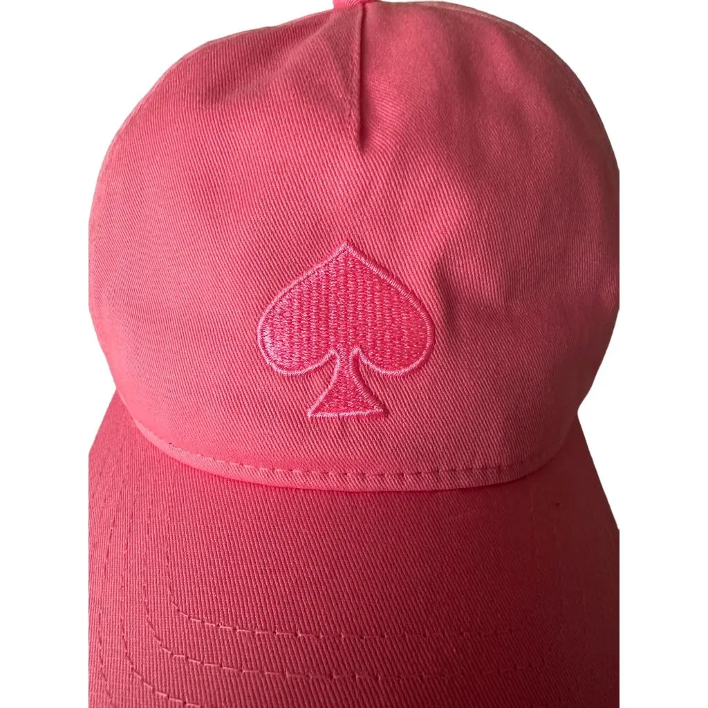KATE SPADE Strawberry Shake Logo Baseball Hat Cap NEW NWT - Image 2