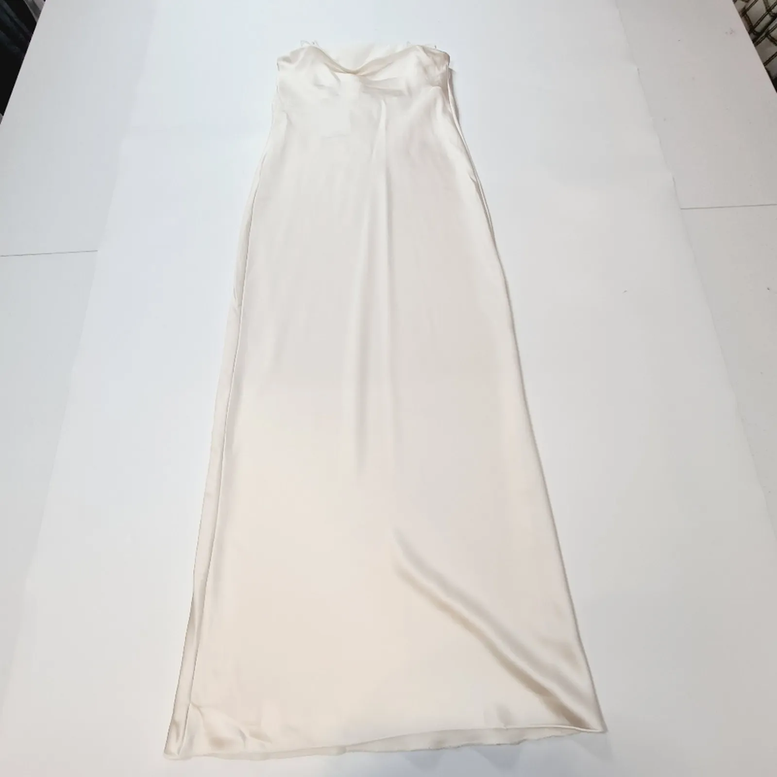 L'academie x Maggie MacDonald Oxly Midi Dress in Creme - Image 13