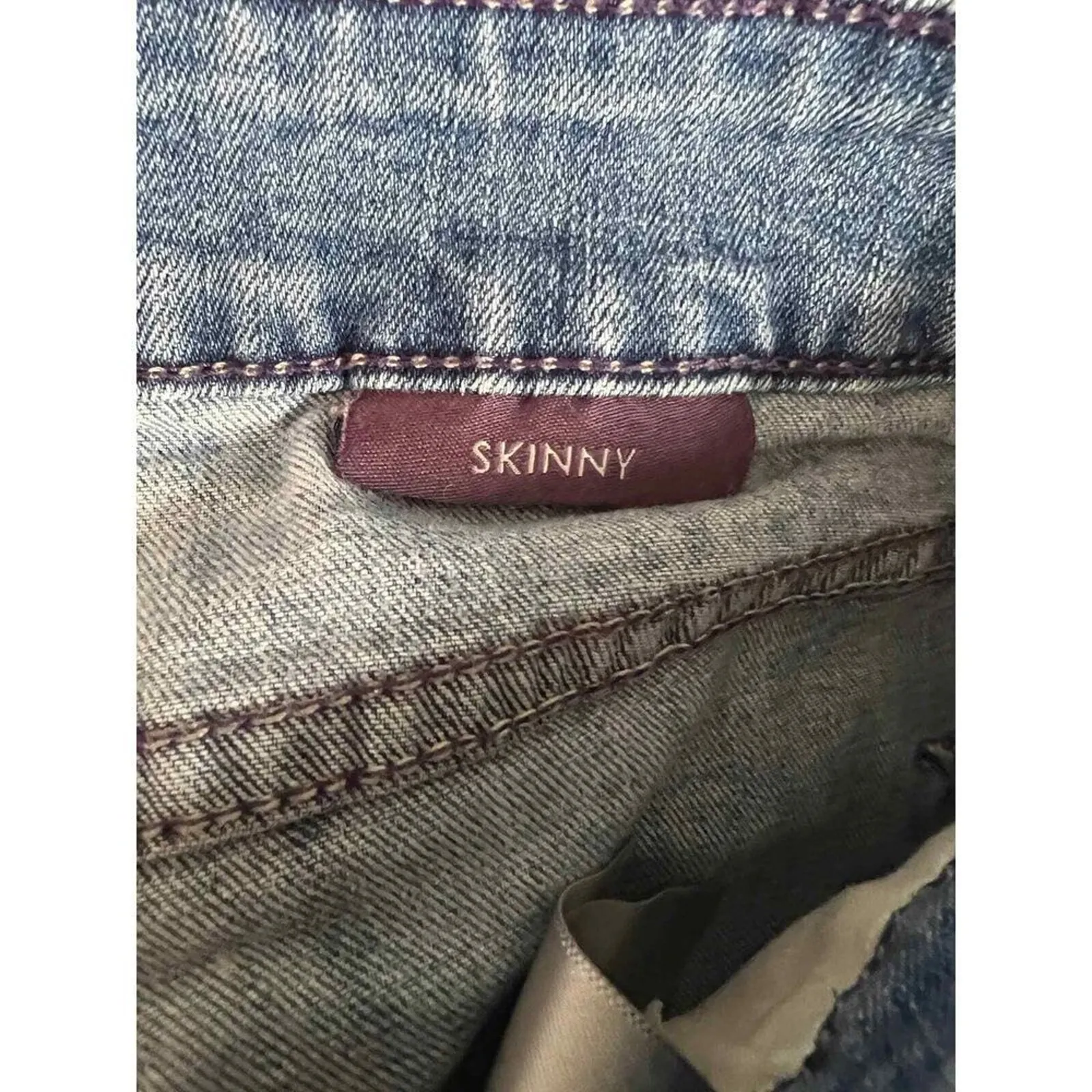 NYDJ Jeans Womens Mid Rise Straight Denim Stretch Light Wash Blue Size 6 - Image 5