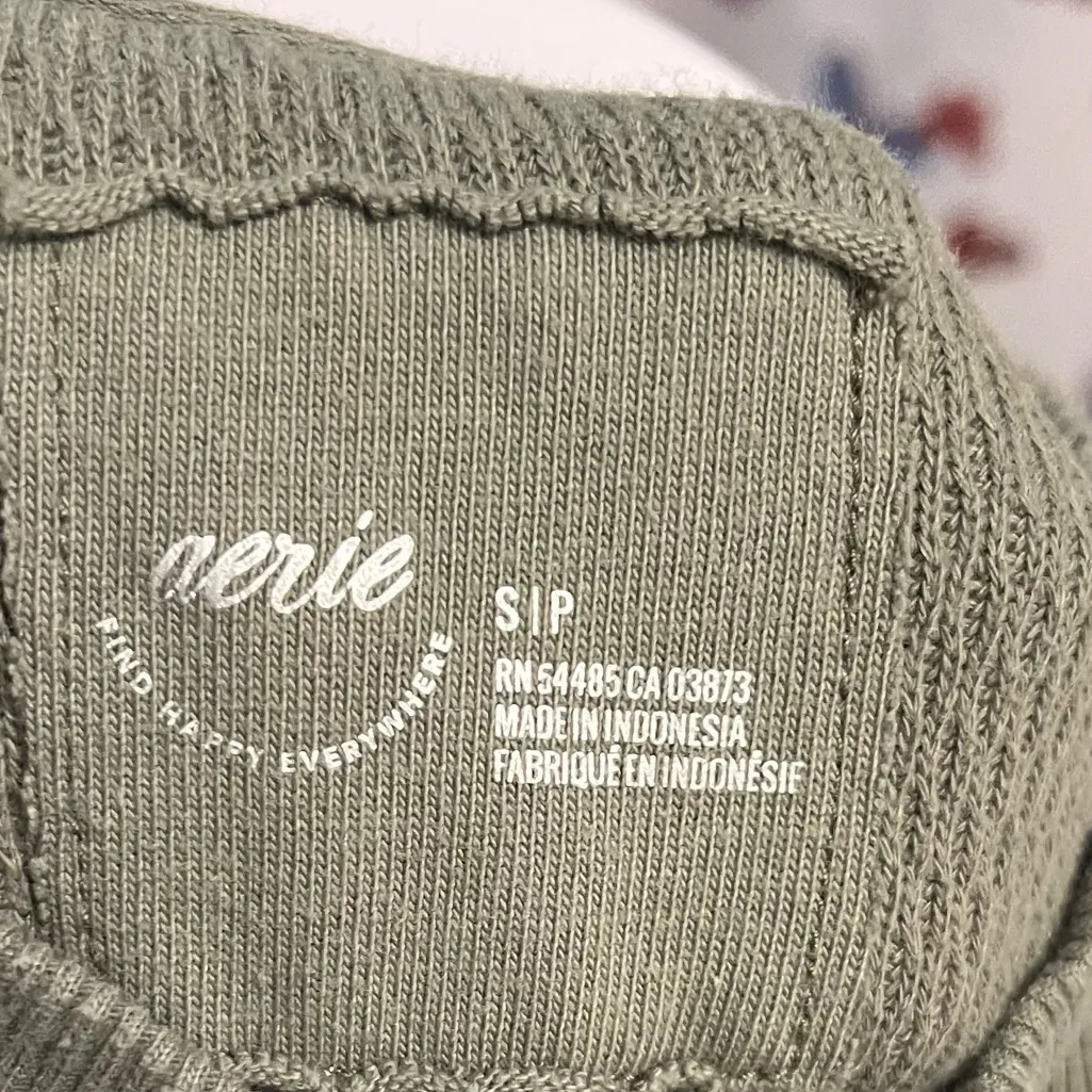 Aerie Green oversized Crew Neck Sweater - Image 3