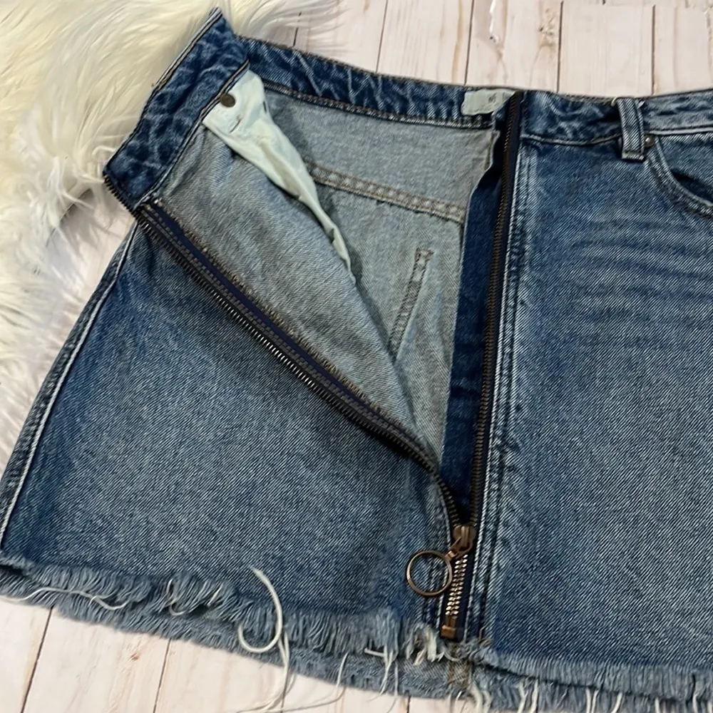 Free People We The Free Denim Skirt Size 27 - Image 10