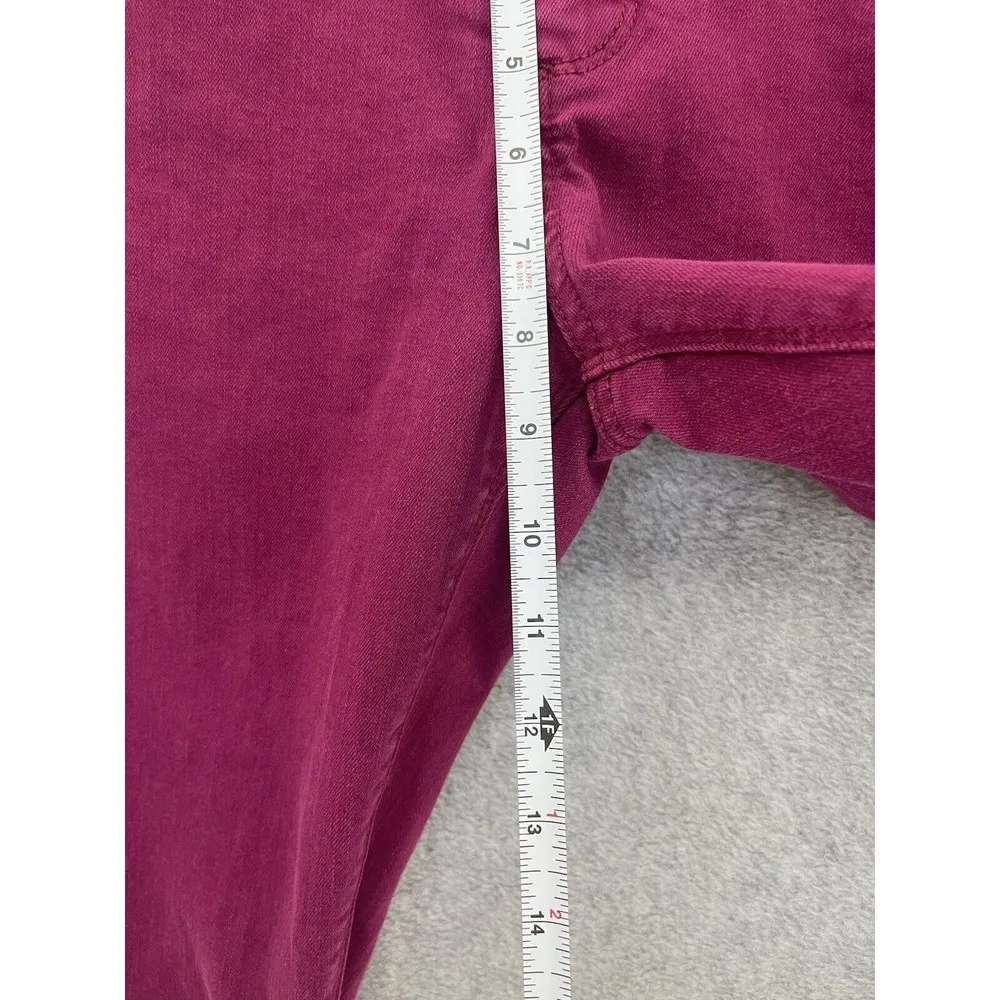 Lucky Brand Jeans Women's Solid Magenta Lolita Skinny Size 8 Cotton Blend - Image 9