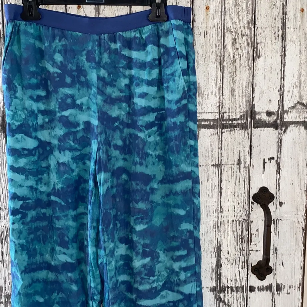 Soft Surroundings haute savoie tie dye wide leg resort pants - Image 3