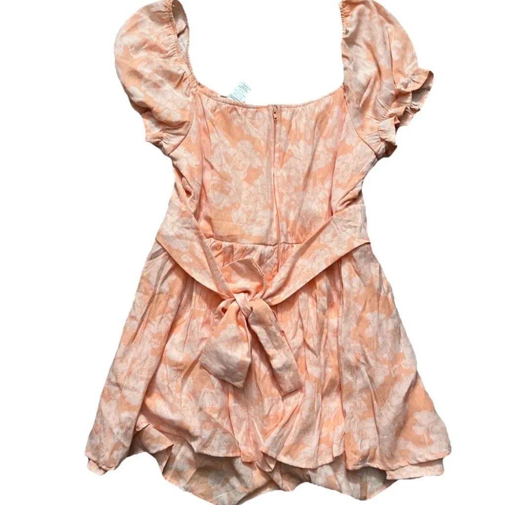 Altar'd State Altear D state Orange Tie-Dye Off-Shoulder romper xL - Image 4
