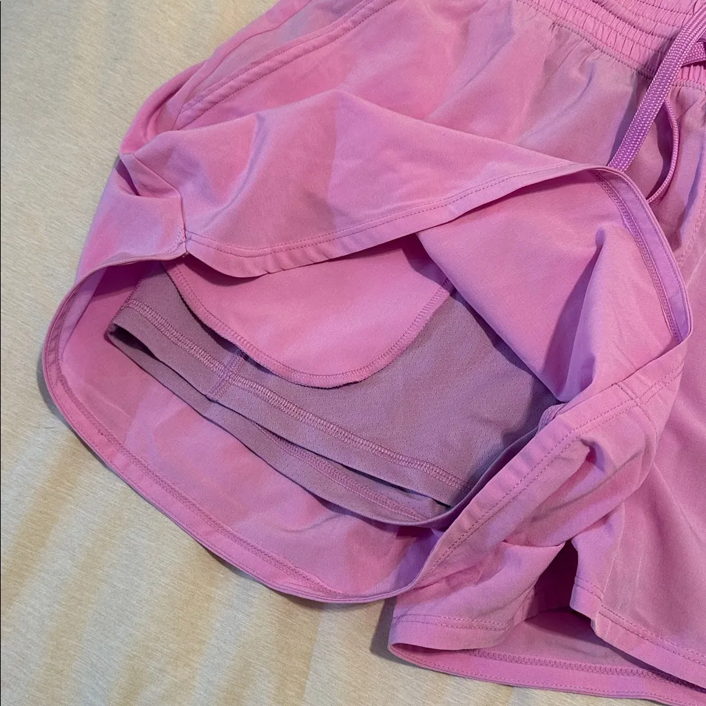 YPB A&F Athletic Shorts Pink Size L - Image 3