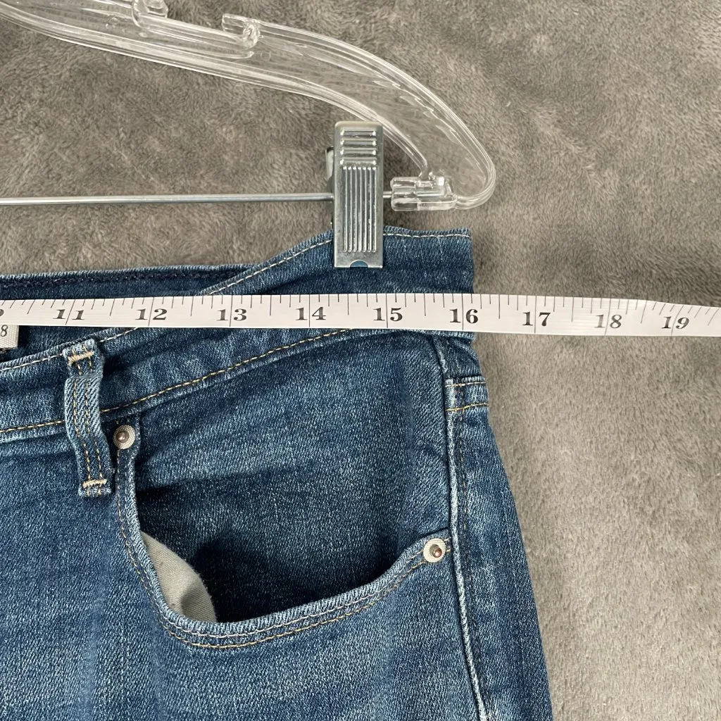 Levi's 515 Bootcut Jeans Women's 8 W30 L27 Blue Denim Flared Coastal Cowgirl Y2K - Image 4