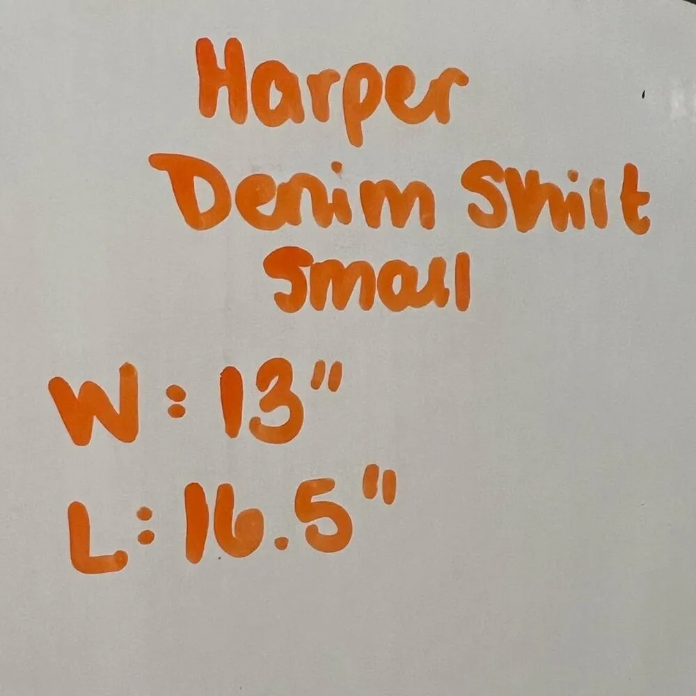 Harper Skirt Women S Denim Button Front 90s Mini High Waist Collegiate Preppy Blue - Image 4