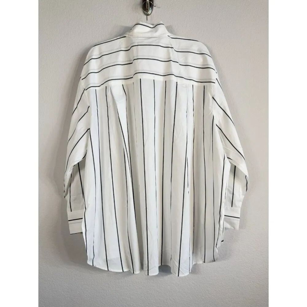 Lane Bryant‎ No Peek Collection Relax Button Down Boyfriend Shirt Size 26/28 NWT - Image 5