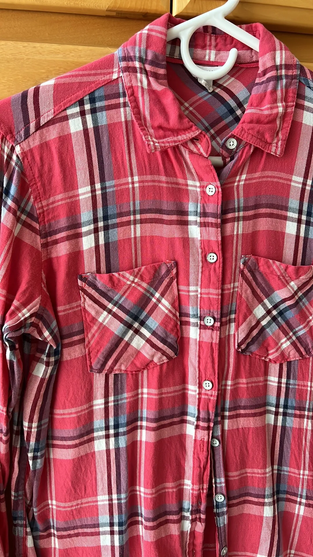 Aeropostale Plaid Flannel Button Down - Image 3