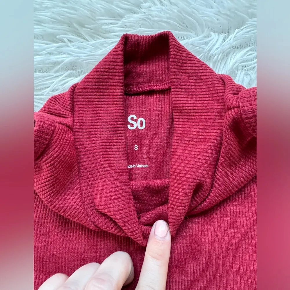 SO ribbed mocked neck tank top - Image 4