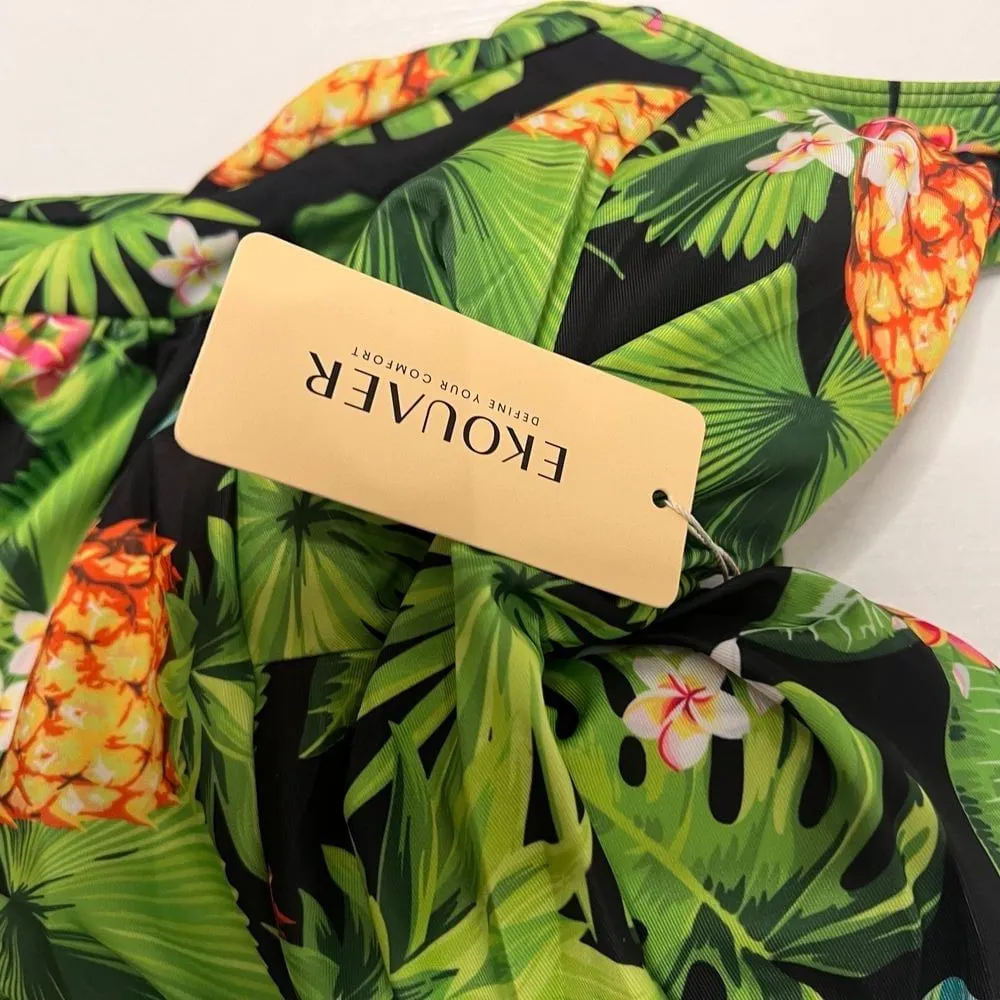 Ekouaer Tropical Pineapple Print One - Image 3