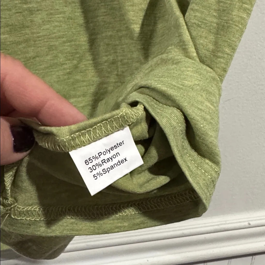 The Hell I won’t tee stretch funny country western medium Green Graphic T-Shirt - Image 3