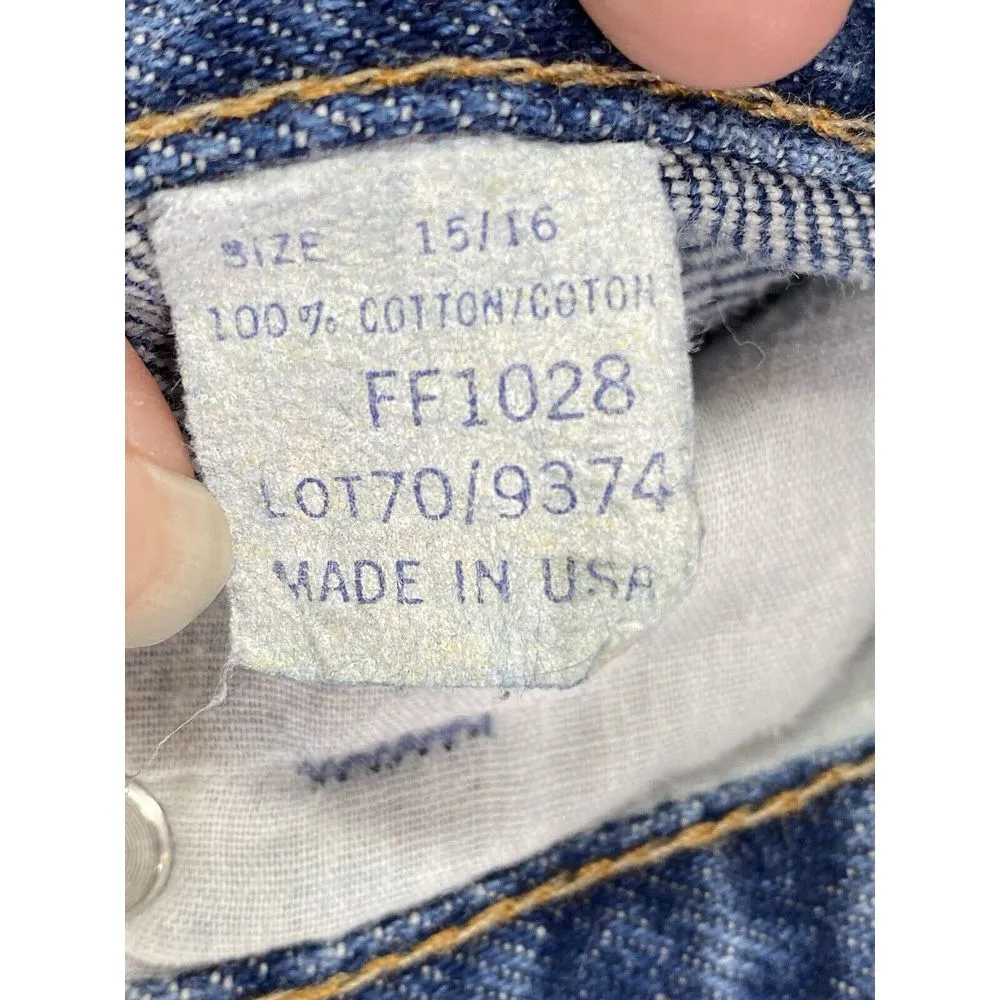 Vintage Panhandle‎ Slim Side Black lace Western Womens Jeans Size 15/16 USA - Image 9