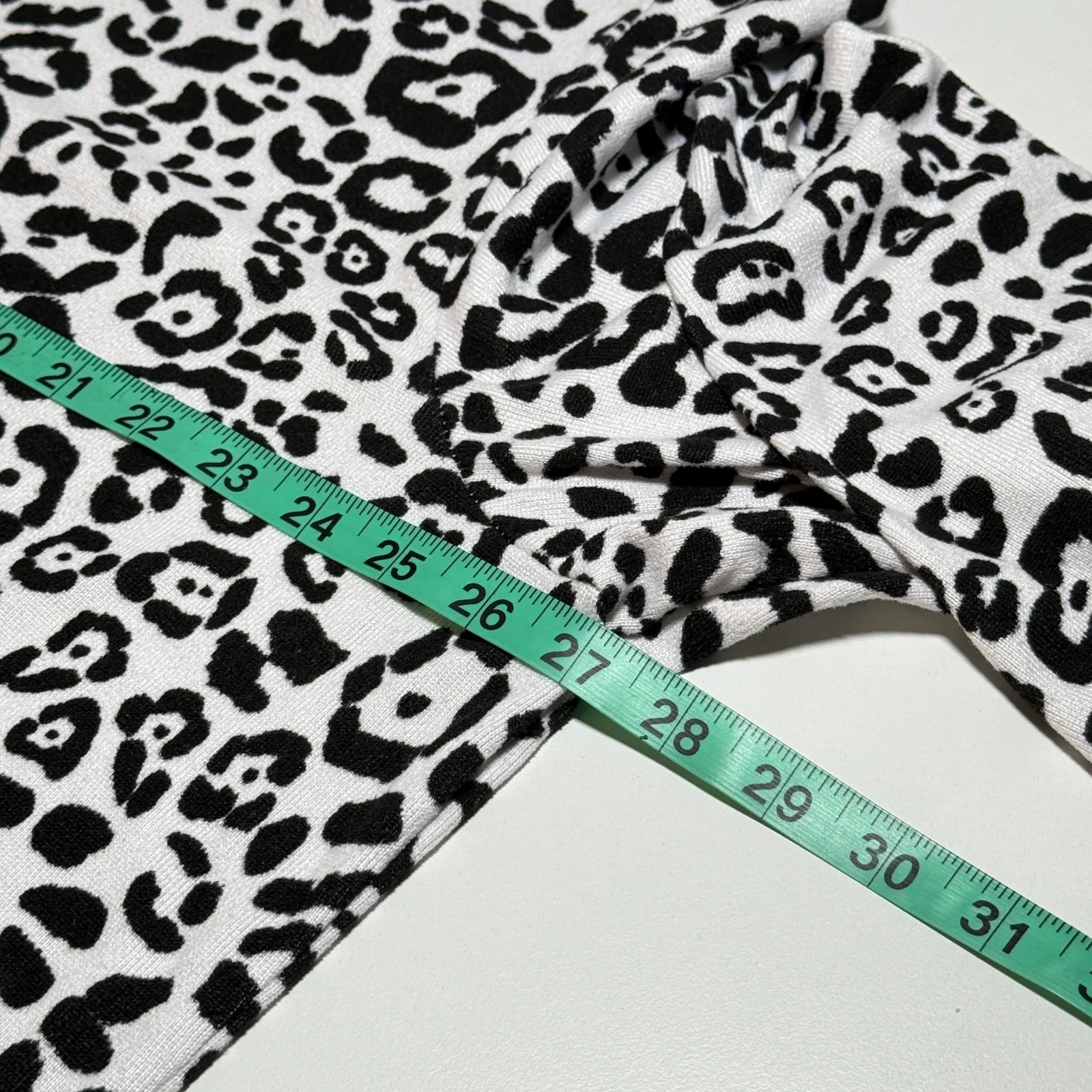 Animal Print Ashley Stewart Knit Top Tunic Side Slit‎ Sz 22/24 Career Mob Wife - Image 6