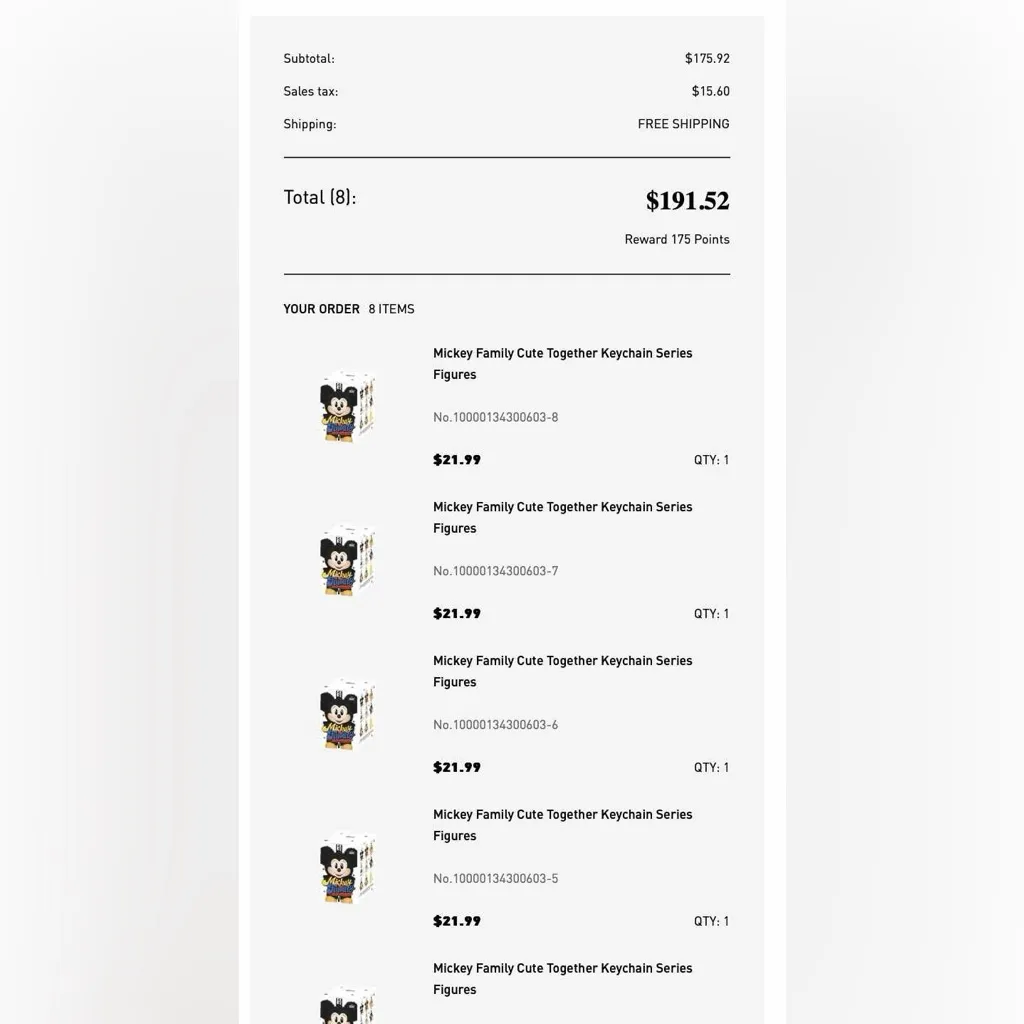 Pop Mart Disney Mickey Family Cute Together Goofy Plush Pendant Keychain - Image 12