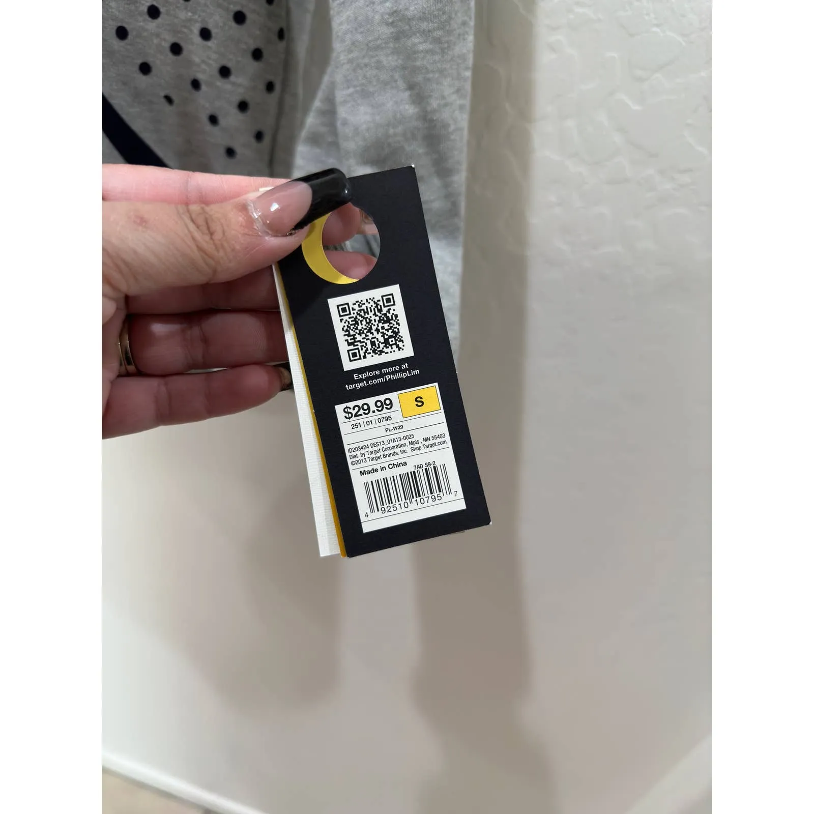 3.1‎ Phillip Lim for Target Boom Grey Crew Neck Sweatshirt Size Medium S Gray - Image 2