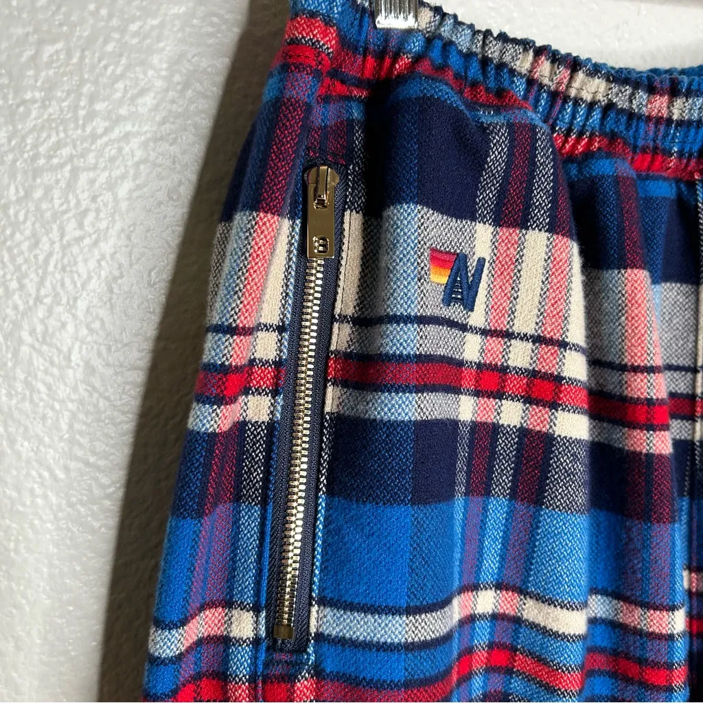 NWT Aviator Nation Plaid Lodge Pant extra large - Image 3