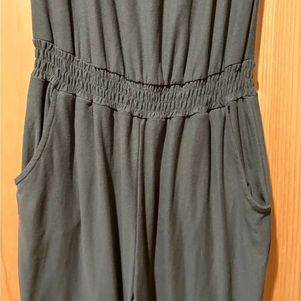 Derek Heart Green Off-the-Shoulder Jumpsuit size M - Image 3
