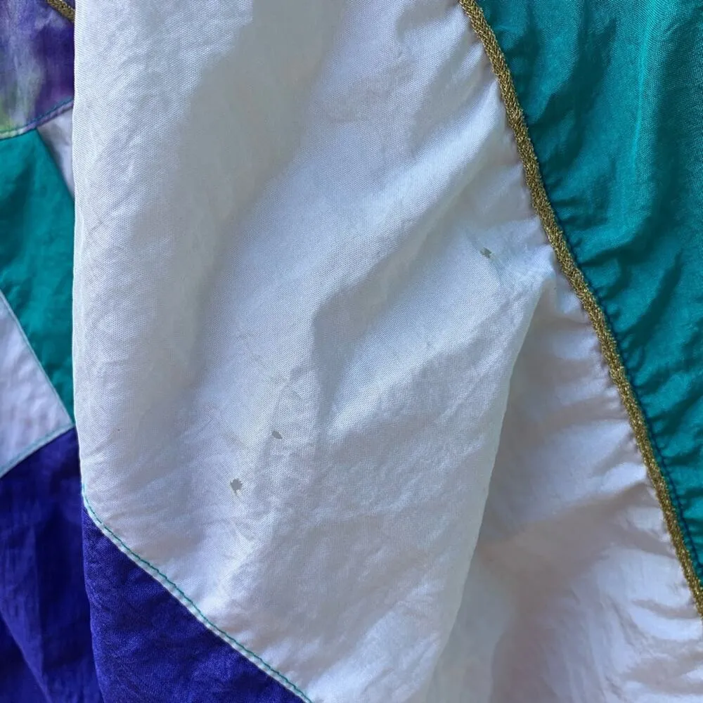 Vintage 80s 90s windbreaker track suit East West Purple - Image 4