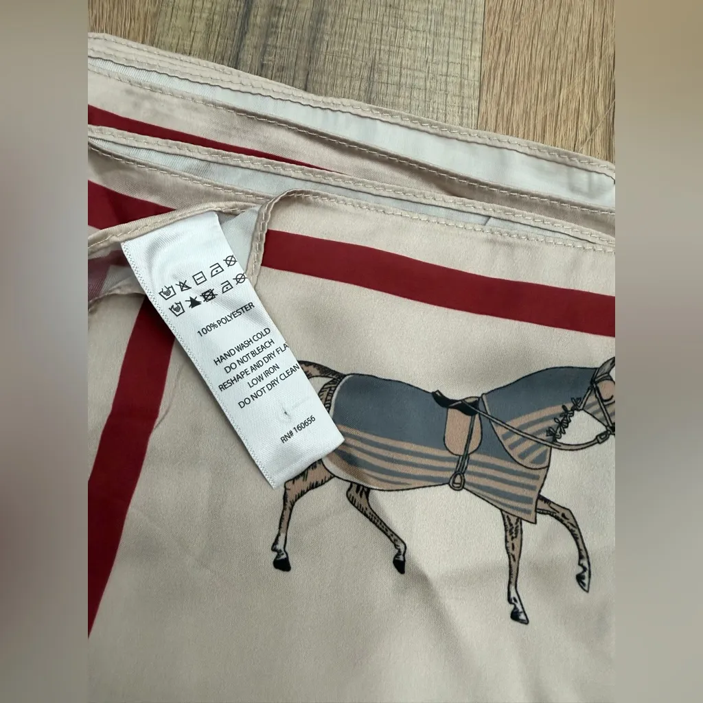 Bundle of 6 Vintage & Modern Scarves | Mixed Brands | Silk & Polyester - Image 8