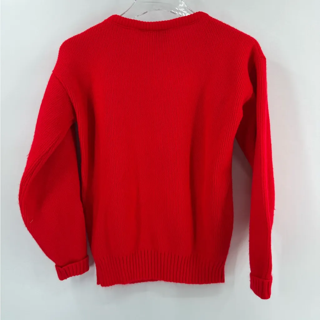 Vintage 70s Cliff Engle Acrylic Mickey Mouse Stars Sweater Adult size xs - Image 2