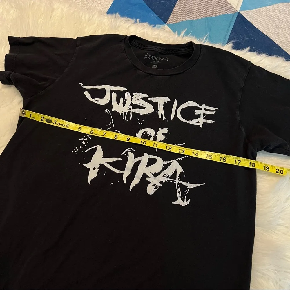 Death Note Justice of Kira Anime Black T Shirt Size Small Unisex - Image 5