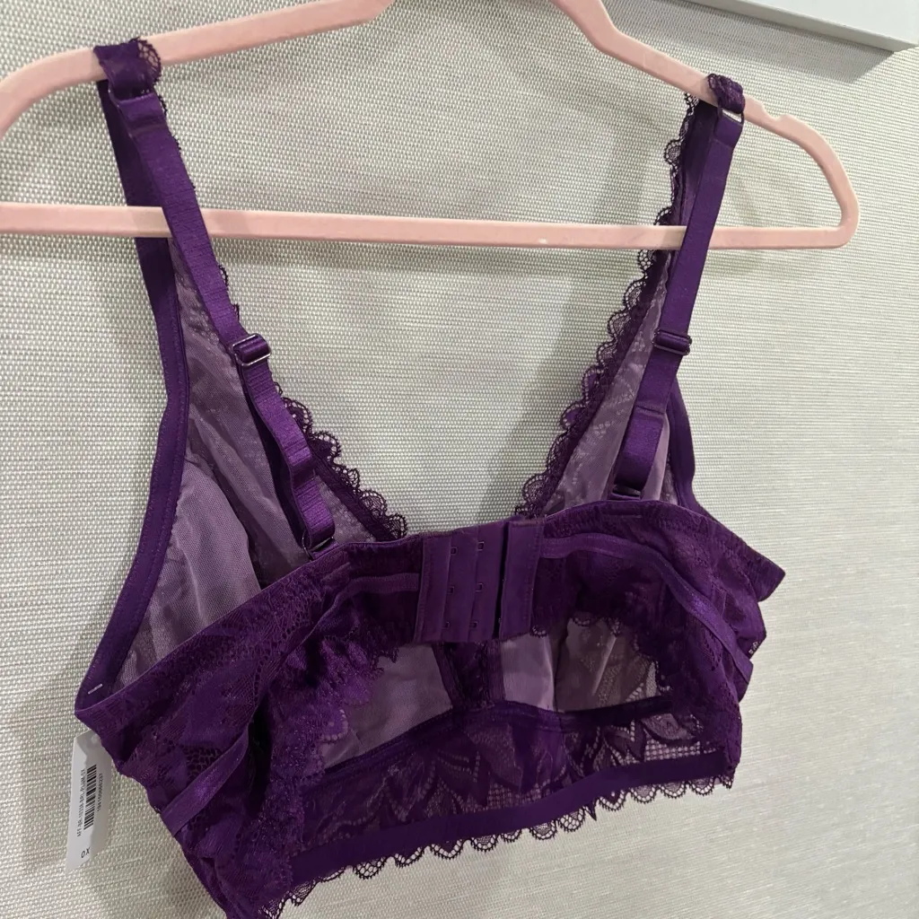 NWT Adore Me Purple Bralette Size‎ 0X - Image 3