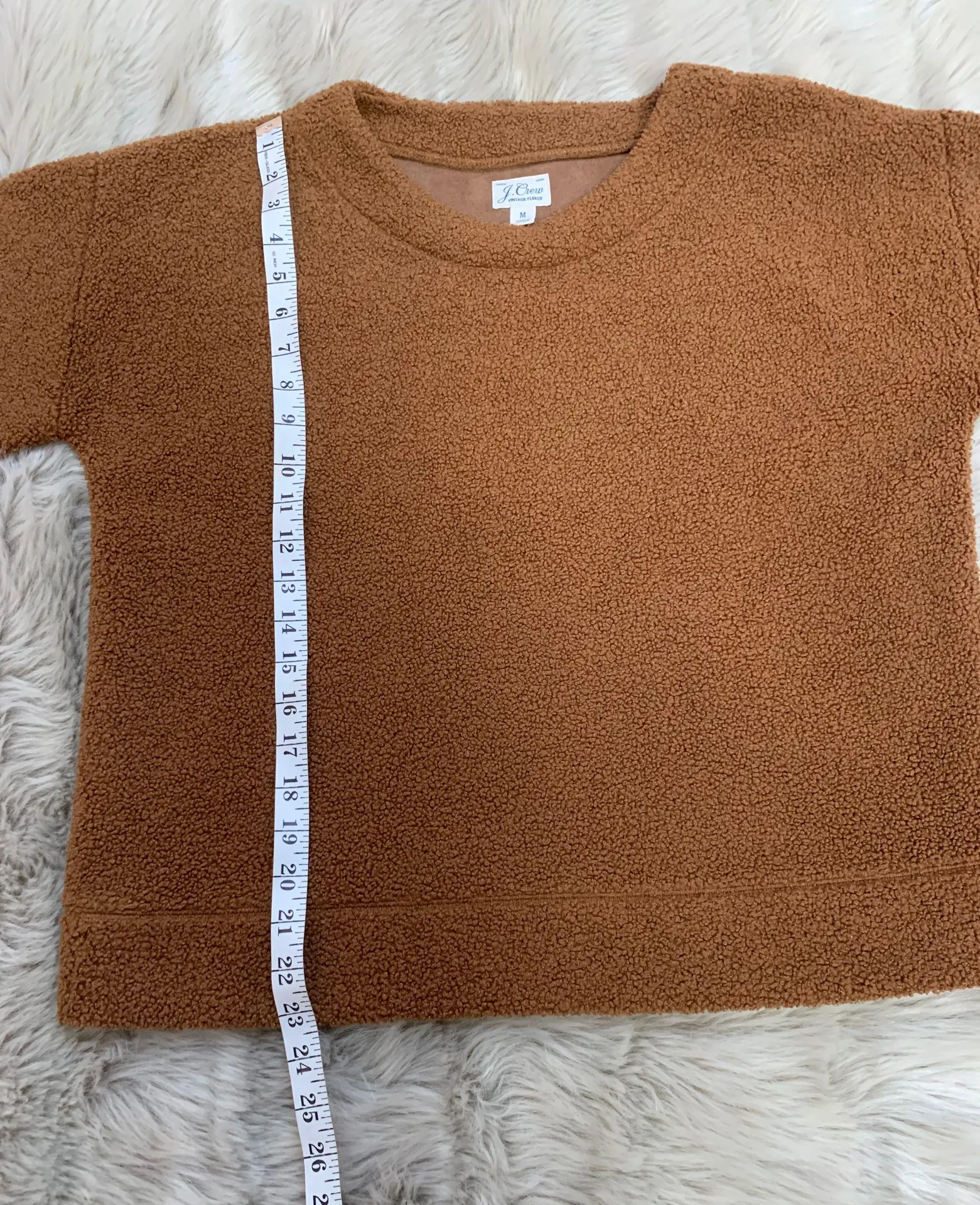 J. Crew vintage fleece long sleeve sweater Medium - Image 7