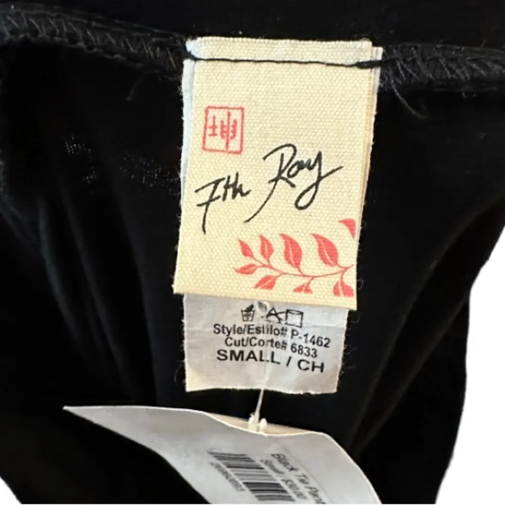 7th Ray ‎ Black Tie Pants nwt - Image 7