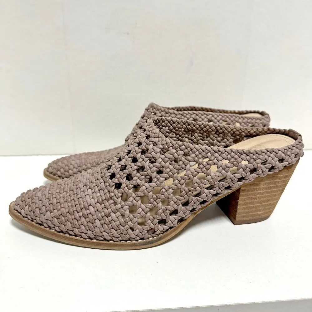 Mi.iM Woven Mule Brown Size 10 - Image 2