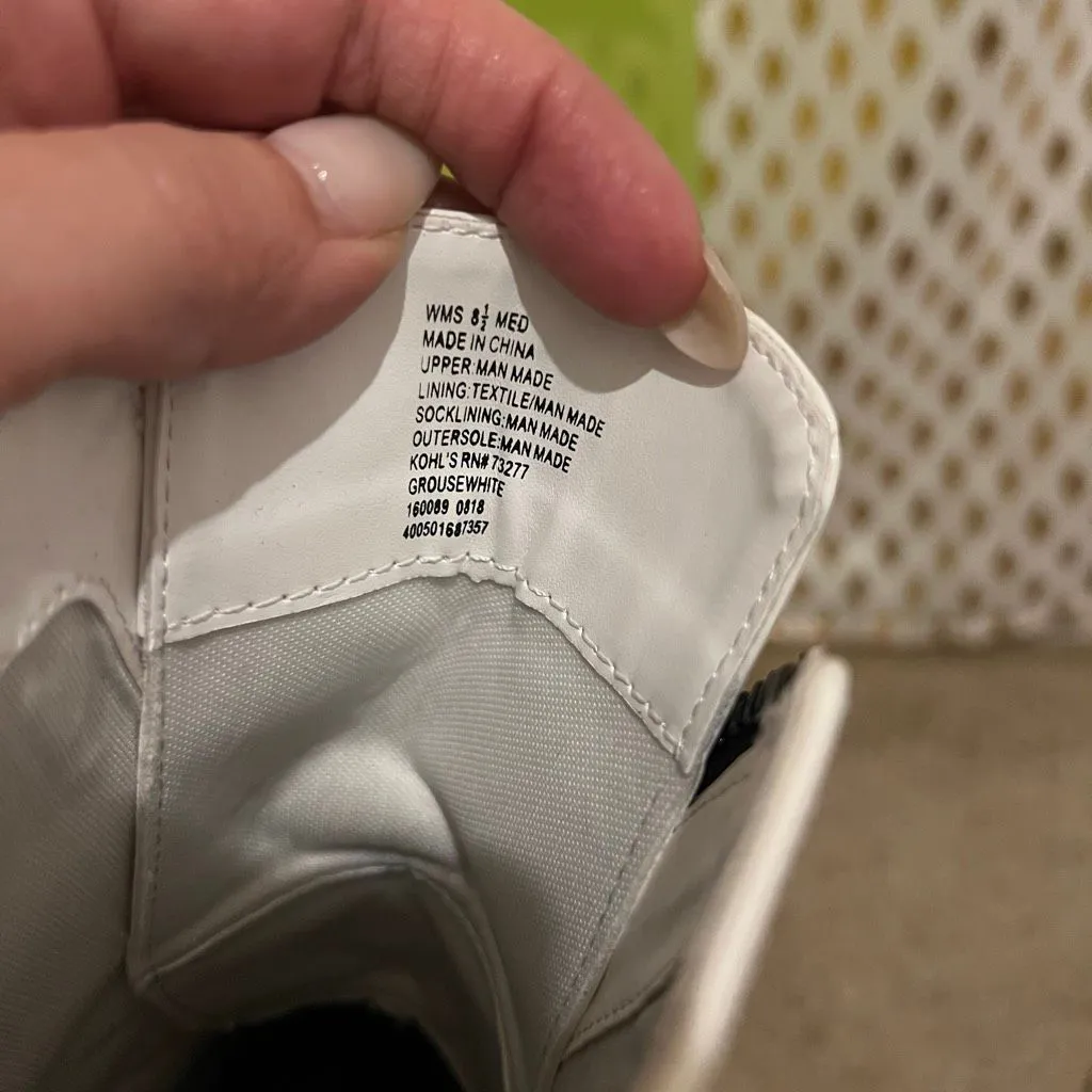 Simply Vera Wang grouse white zip up boots size 8.5 - Image 4