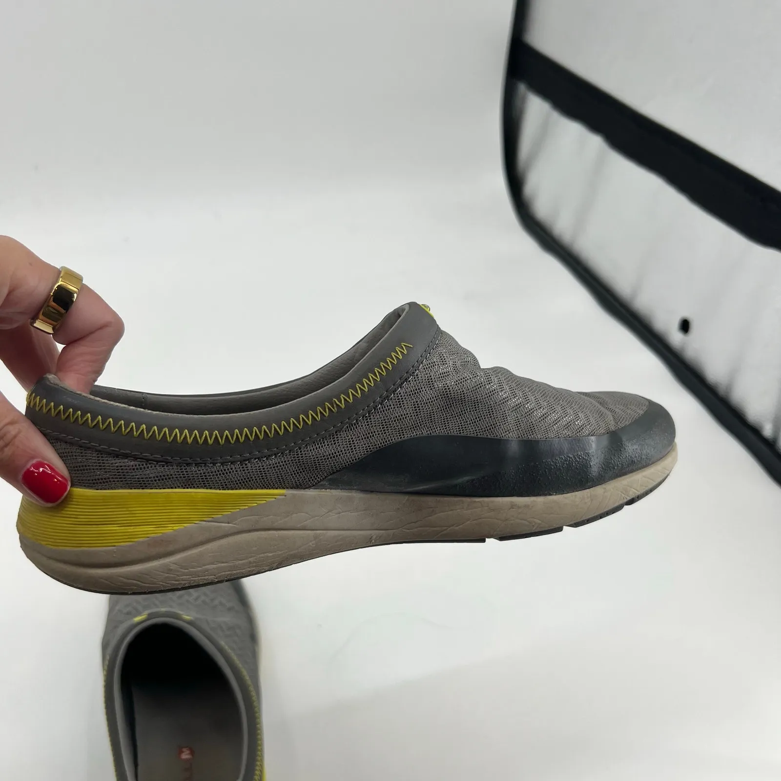 Merrell applaud mesh slide slip on vapor blue odor control  j03338 women size 11 - Image 5