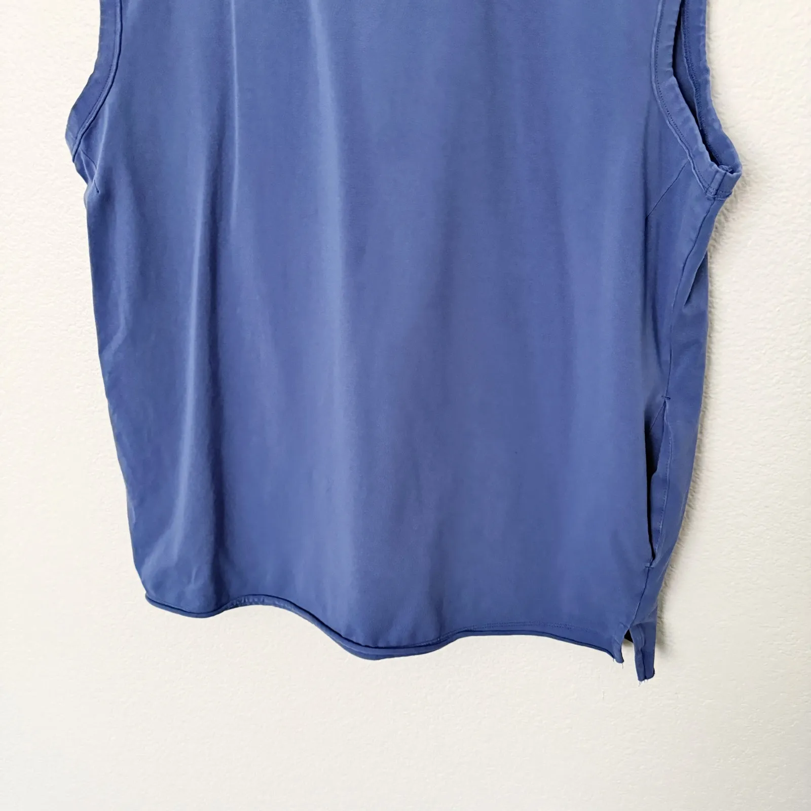 [Free People] Movement Blue A Cut Above Sleeveless Muscle Tank Top Size Small S - Image 8