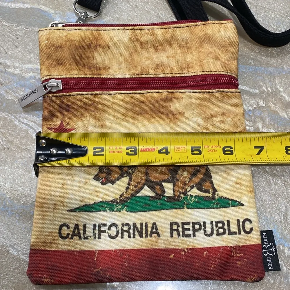 Robin Ruth California Republic Crossbody Cotton Purse Bag - Image 7