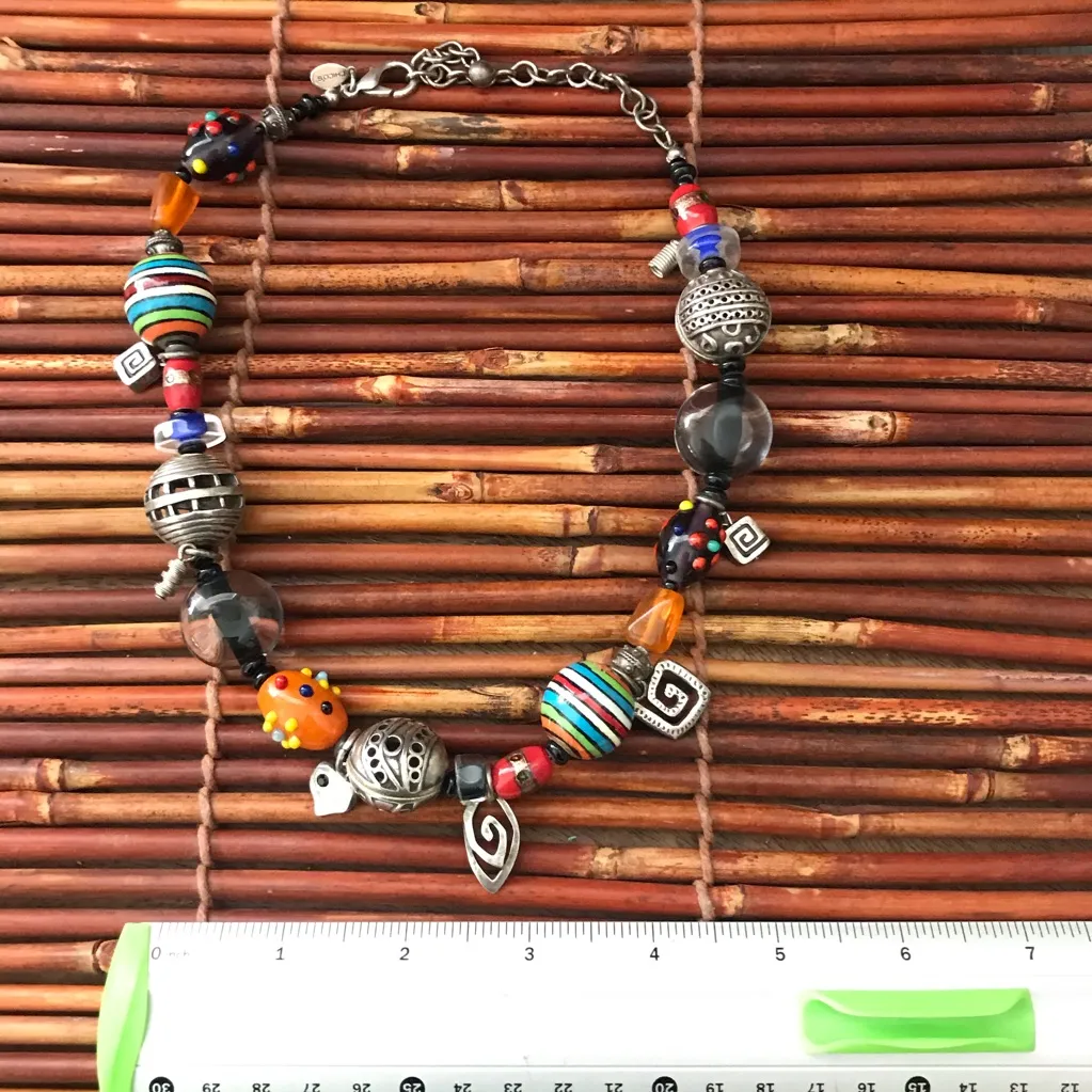 Chico's Fun Colorful Large Bead Necklace - Image 5