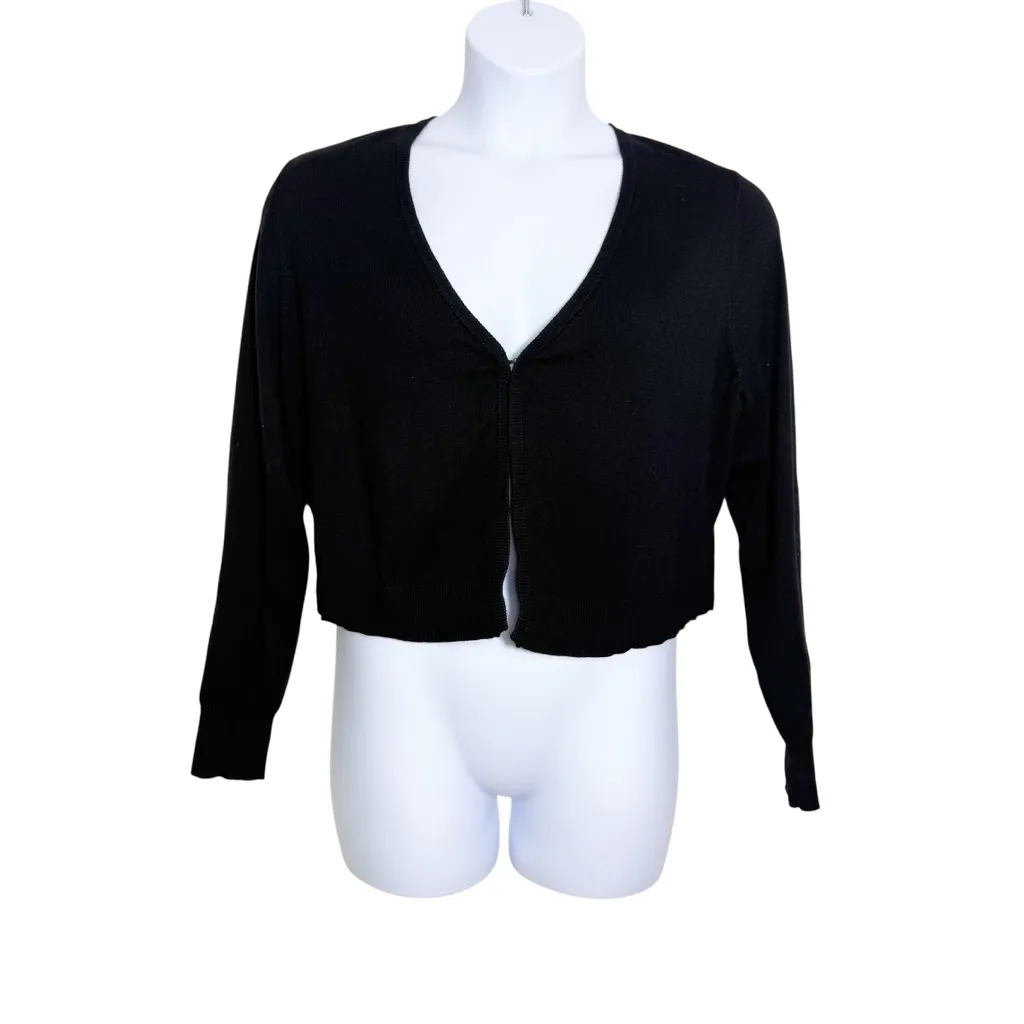 Torrid Fitted Long Sleeve Shrug Sweater size‎ 1 - Image 3
