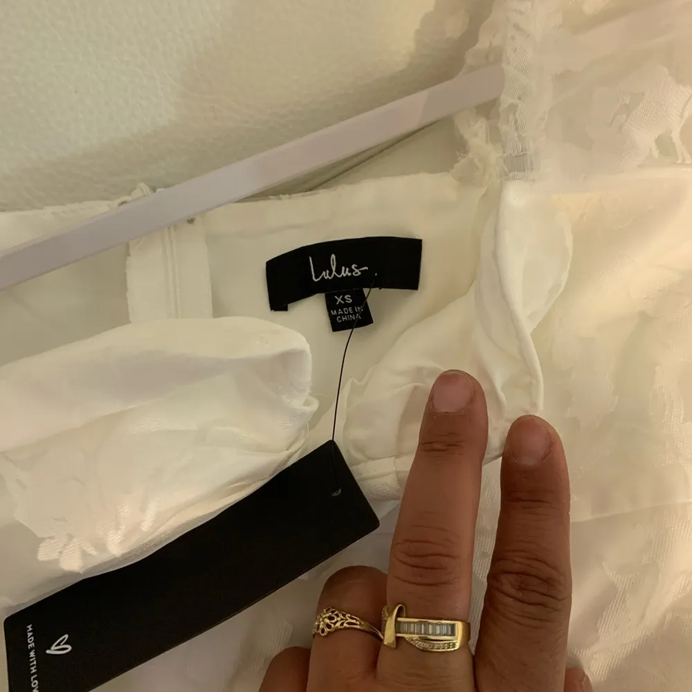 Lulu's Elegant White Dress - Image 5