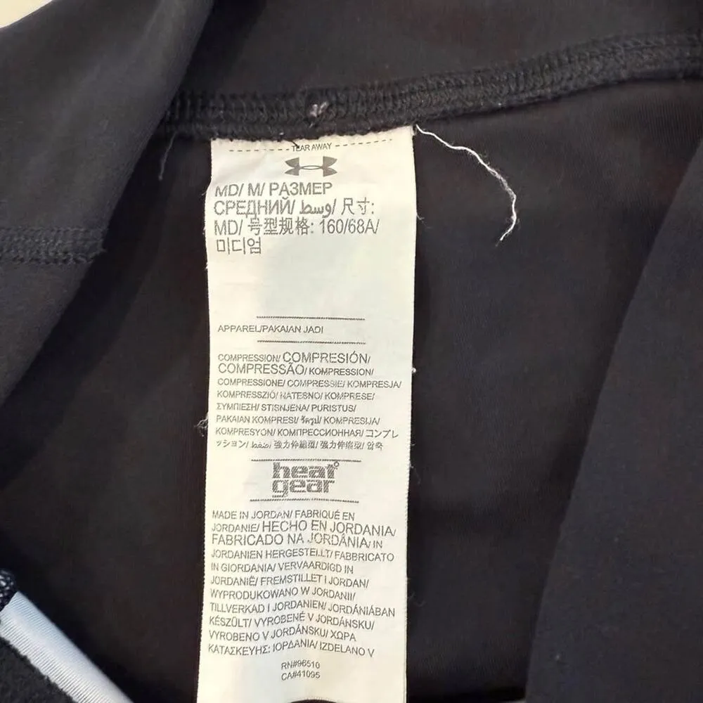 Under Armour HeatGear No-Slip Waistband Activewear Capris Womens Medium Leggings - Image 4